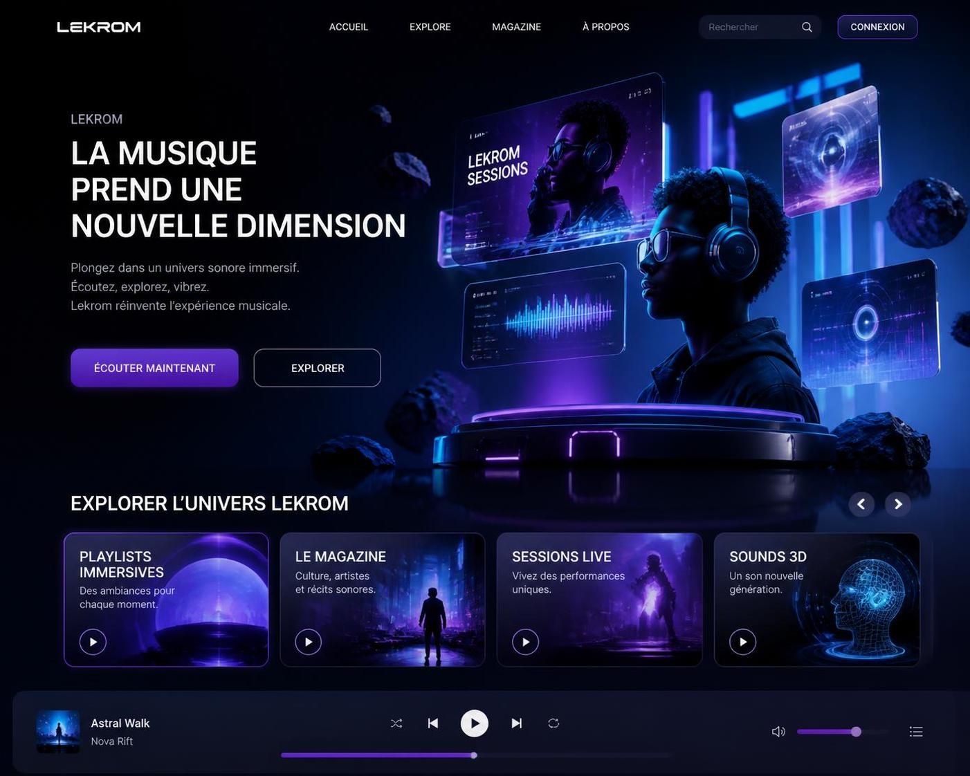 découvrez lekrom, une expérience audiovisuelle immersive unique qui vous transporte dans un univers captivant. ne manquez pas cette aventure sensorielle à vivre dès maintenant !