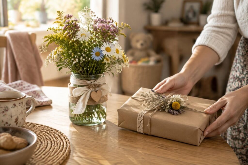 remerciez votre nounou avec un cadeau fait main, personnalisé et plein d’attention pour lui montrer combien son aide et sa présence comptent.