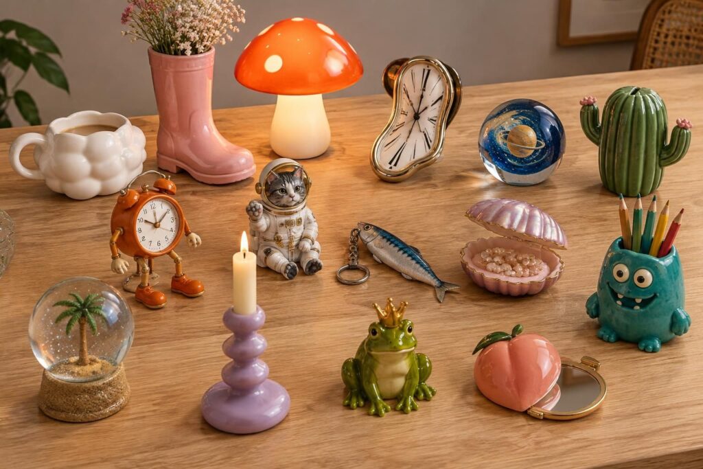 découvrez 15 objets insolites et décalés : des idées de cadeaux originales et des trouvailles à collectionner pour surprendre à coup sûr.